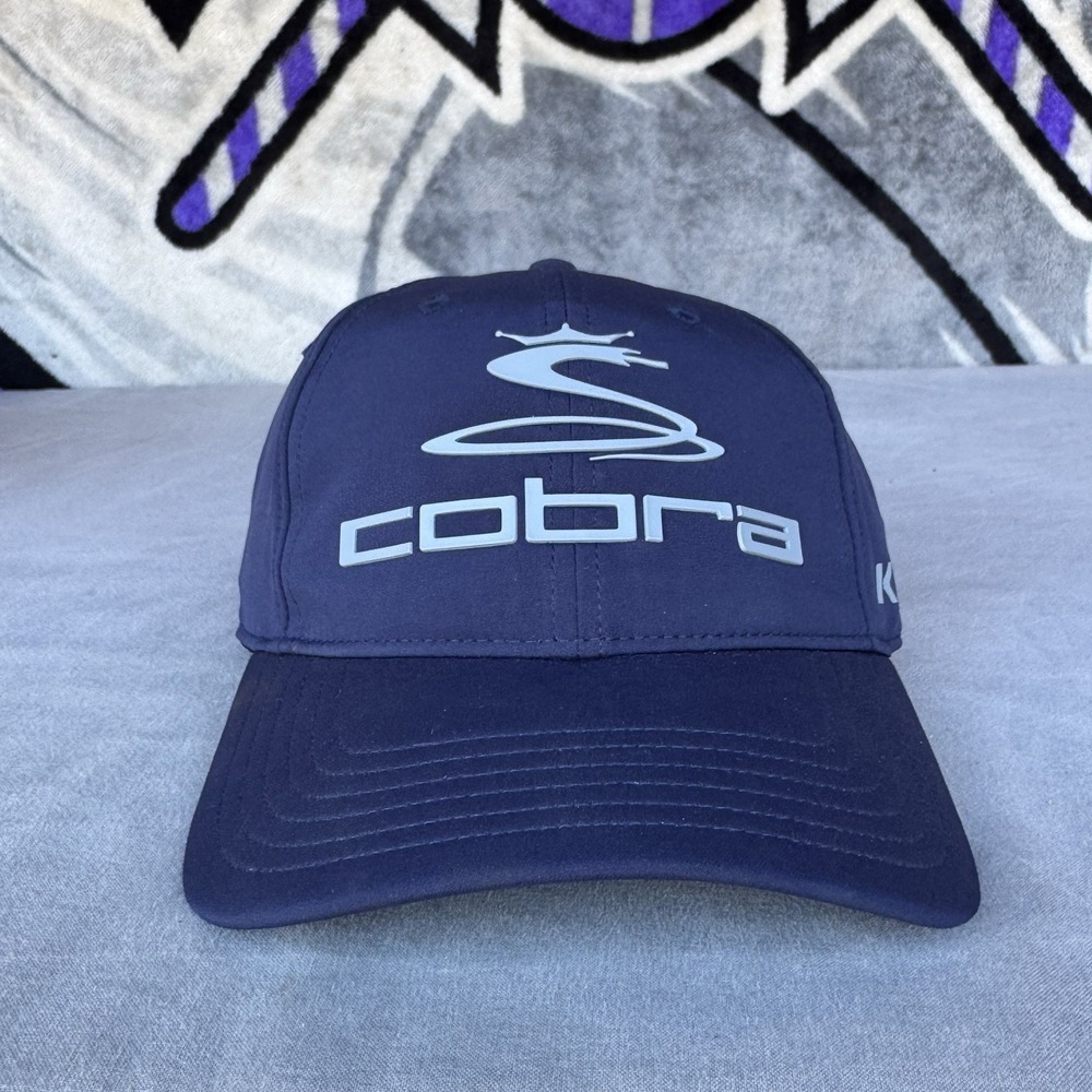 Size S/M - Cobra FLY-Z Embroidered Golf Hat Cap Flexfit Gray Men's Golfer